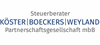 Logo KÖSTER | BOECKERS | WEYLAND Partnerschaftsgesellschaft mbb-Steuerberater